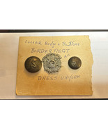 British   Border Regiment  Badge + 2 Dress Uniform Buttons China 1811 - $108.61 CAD