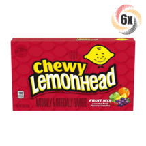 6x Packs Chewy Lemonhead Fruit Mix Assorted Flavors Theater Box Candy 5oz - £16.39 GBP