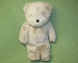 Vintage Ganz Teddy Bea 1993 Beige Plush Stuffed Animal 12" Long Soft Cuddly Toy - $22.50