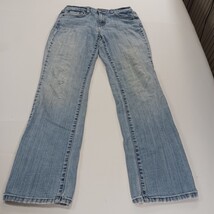 Levi's 505 Womens Straight Leg Blue Denim Zip Button Jeans Size 6 Medium (28×31) image 14