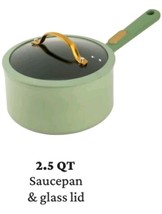 THYME &amp; TABLE ~ GREEN GRANITE ~ 2.5-Quart ~ Nonstick ~ Aluminum Saucepan... - $680.17 MXN