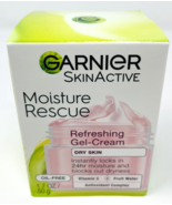 Garnier Skin Active Moisture Rescue Refreshing Gel Cream Dry Face Oil Fr... - $374.96 MXN
