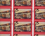 Uncut Sheet Santa Fe Railroad Playing Cards Trains Passing in Scenic Wes... - $74.17