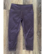 PrAna  Women’s Dark Mauve/Plum Capri Leggings Yoga Athletic Size Small  EUC - $39.24 CAD
