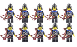 Medieval Knight Black Eagle Knights Set G 10 Minifigures Lot - $17.58