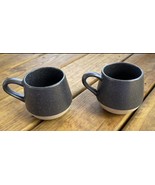 2 Levi’s X Target Speckled Glaze Stoneware Mugs Cups Black 14oz NEW - $34.99