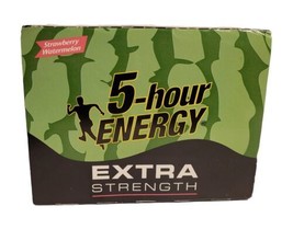 5 Hour Energy Extra Strength Strawberry Watermelon 12 Ct Box 1.93 oz Shots 03/25 - $34.64