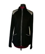 Energie Tasha Jacket Black Gray Women Pockets Athletic Size XL Zip Front - $30.10
