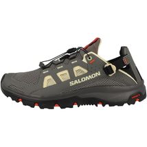 SALOMON Men&#39;s Outdoors &amp; Sports Sandals, Pewter Moth Fiery Red, 10.5 - $116.74+