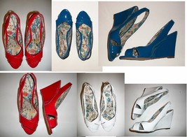 Anne Michelle Shoes Open Toe Wedge Heel Sandals NIB  Sizes 7-10 - £51.94 GBP