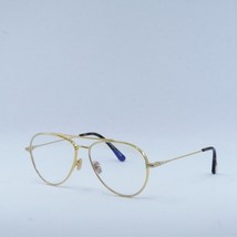 TOM FORD FT5800-B 030 Shiny Deep Gold/Clear Blue Light Block Eyeglasses ... - $150.16