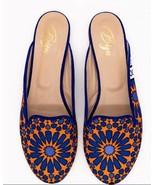 Mule, Slip On - Orange &amp; Blue - $197.00