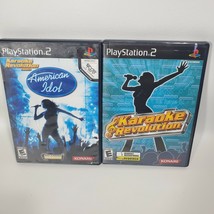 Karaoke Revolution Sony PlayStation 2 PS2 Complete Game Lot American Idol - £7.63 GBP