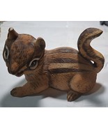 Vintage 1979 Ceramic Chipmunk Figurine Roger J Brown  Made in Mexico by ... - £11.85 GBP