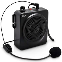Portable PA Speaker Voice Amplifier - Built-in Rechargeable Battery w/ H... - £65.30 GBP