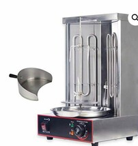 YOOYIST Electric Vertical Broiler Shawarma Grill Machine Silver - $197.93