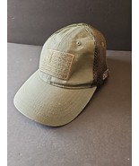 Highland Tactical Hat Cap Olive Green US Flag Mesh Logo Fitted OSFM - $190.49 MXN