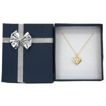 14K Gold Sweet 16 Sixteen Charm with 18&quot; Gold Cable Chain &amp; Gift Box  - £99.56 GBP
