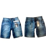 Two Southpole Jean Shorts Youth Size 8 Blue Denim Hip Hop Boys Indigo St... - $25.00