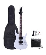 White 170 Type Right Handed 6 Strings Electric Guitar W/ Bag Amp - £128.38 GBP