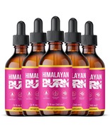Himalayan Burn Drops Liquid Supplement, Himalayan Burn Max Strength (5 Pack) - $58.36