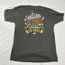 Chilis Restaurant Tultex Mens T-Shirt Grilled To Thrill Extra Large Grap... - £12.51 GBP