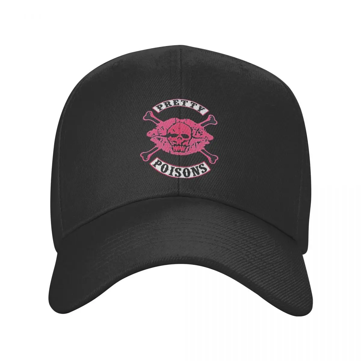 Riverdale Pretty Poisons Skull Baseball Cap Unisex Dad Hat Outdoor Snapback Caps - £11.02 GBP