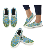 Almond Branches in Bloom Van Gogh Art Slip-on Canvas Women&#39;s Shoes US Si... - $67.91 CAD