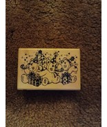 Stampendous Party Bears M16 Rubber Stamp 1989 Fun Stamps Wood Mounted Vi... - £9.17 GBP