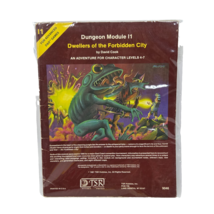 VINTAGE 1981 DUNGEONS AND DRAGONS TSR GAMES MODULE I1 DWELLERS OF FORBID... - $38.00