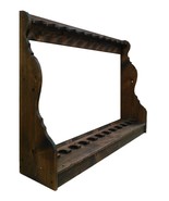 Pine Rustic Wooden Vertical Gun Rack 12 Place Long Gun Display - $4,468.87 MXN