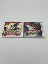 Lot Of 2 Nintendo 3DS Empty - No Games - Cases Some Manuals Pokémon Y Omega Ruby - £15.56 GBP