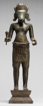 Antik Khmer Stil Stehend Bronze Hayagriva Kalkin Pferd Von Vishnu - 82cm... - $2,045.99