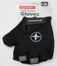 Schwinn SW80325 Large/XL Half Finger Gloves w/ Foam Padding 1 Pair NWT - £13.40 GBP