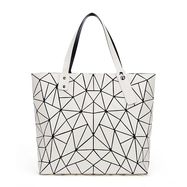 Hot Sale Bao Bag Folding Fashion Shoulder Handbags Mirror Geometry Women Tote To - £26.81 GBP