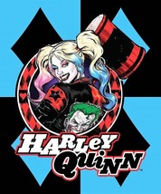 DC Comics Suicide Squad Harley Quinn Joker Plush Throw Blanket Twin Size - $32.21