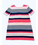 EUC Gymboree Striped Dress Little Girl Size 10 Blue White Pink - $12.19
