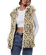 TFSDOD Womens Fuzzy Sherpa Fleece Vest Cozy Sleeveless Sweater White Leo... - $196.40 MXN TFSDOD Womens Fuzzy Sherpa Fleece Vest Cozy Sleeveless Sweater White Leo... - $196.40 MXN