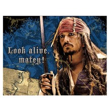 Pirates of the Caribbean 4 Party Invitations 8 Per Package Party Supplie... - £3.34 GBP
