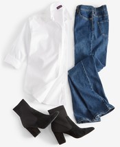 Gloria Vanderbilt Women&#39;s Amanda Lurex Top, Black, Small - $10.00