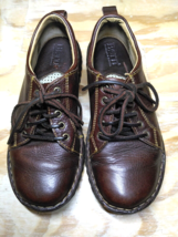 Born Leather Brown Women Lace-Up Oxfords Comfort Dress Shoes Size 7/38 MW- W6440 - £42.09 GBP