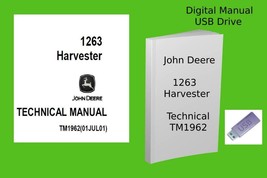 John Deere 1263 Harvester Technical Manual TM1962 - £14.27 GBP