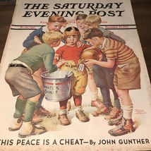Saturday Evening Post Magazine November 1937 Francis Tipton Hunter Cover - £8.86 GBP