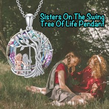 New Pretty Sisters/Best Friend on the Swing Earring &amp; Pendant Set - $15.00