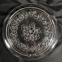 Vintage Apple Blossom Sovereign House Footed Cake Plate 11.5” Serving Pl... - $18.76
