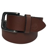 Timberland Belt Mens 42 Large Brown Leather Classic Casual Dress USA Eve... - $27.06 CAD