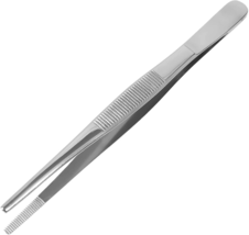 Surgical Tweezers and Dressing Forceps, 5.5 Inches Long, Serrated, Stain... - £11.68 GBP