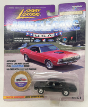 Johnny Lightning Muscle Cars USA Black 1966 Chevy Malibu Chevelle - £6.99 GBP