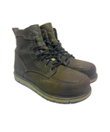KEEN MENS SAN JOSE 6&quot; WP ALUMINUM TOE Work Boots CASCADE BROWN/BLACK Siz... - £111.94 GBP