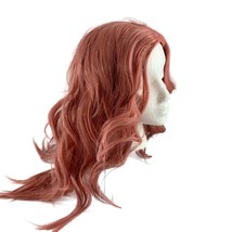 Feshfen Wig Pink Long Heat Resistant Synthetic Hair Cosplay Halloween Fashion - £11.73 GBP